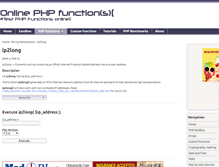 Tablet Screenshot of ip2long.onlinephpfunctions.com